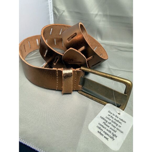 NWT Free People We The Free Metallic Jona Belt size M/L main image 6
